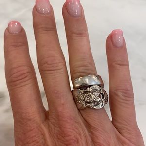 Silver Spoon Ring size 6